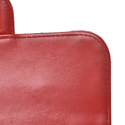 Chanel Lambskin Quilted Extra Mini V For Victory Flap Red 16 of 18