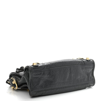 Balenciaga Agneau Giant 12 Gold Hardware Mini City Anthracite 4 of 21