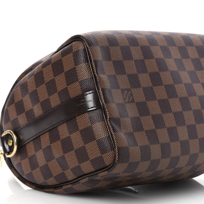 Louis Vuitton Damier Ebene Speedy Bandouliere 25 9 of 13