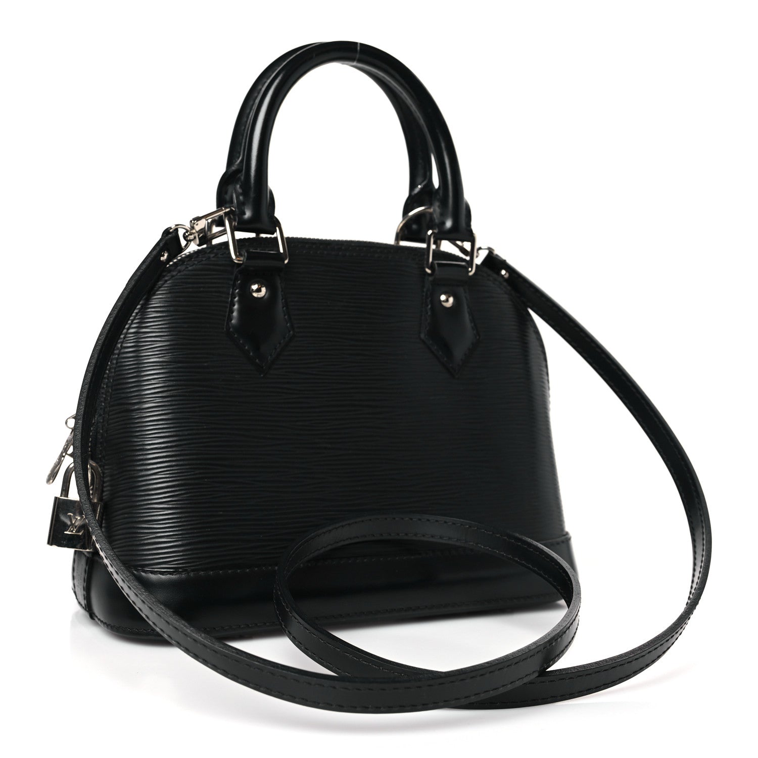 Louis Vuitton Epi Alma BB Black 3 of 8