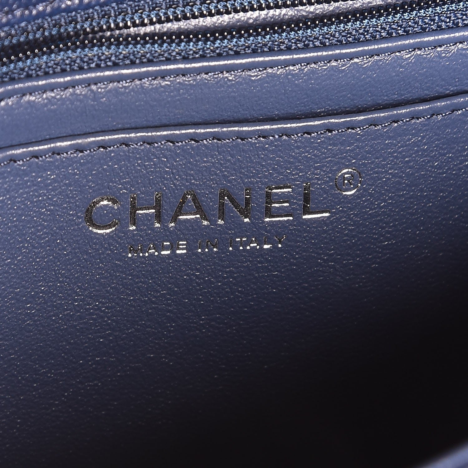 Chanel Caviar Quilted Mini Rectangular Flap Navy 6 of 8
