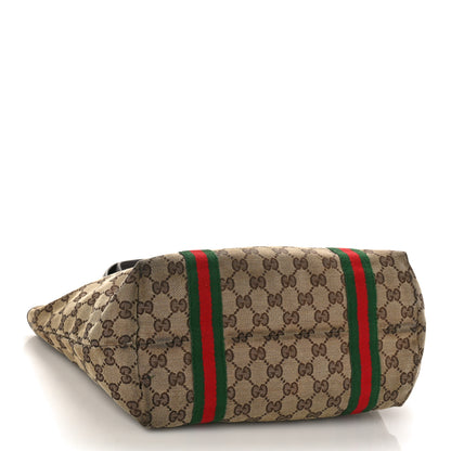 Gucci Monogram Medium Jolicoeur Tote Dark Brown 4 of 13