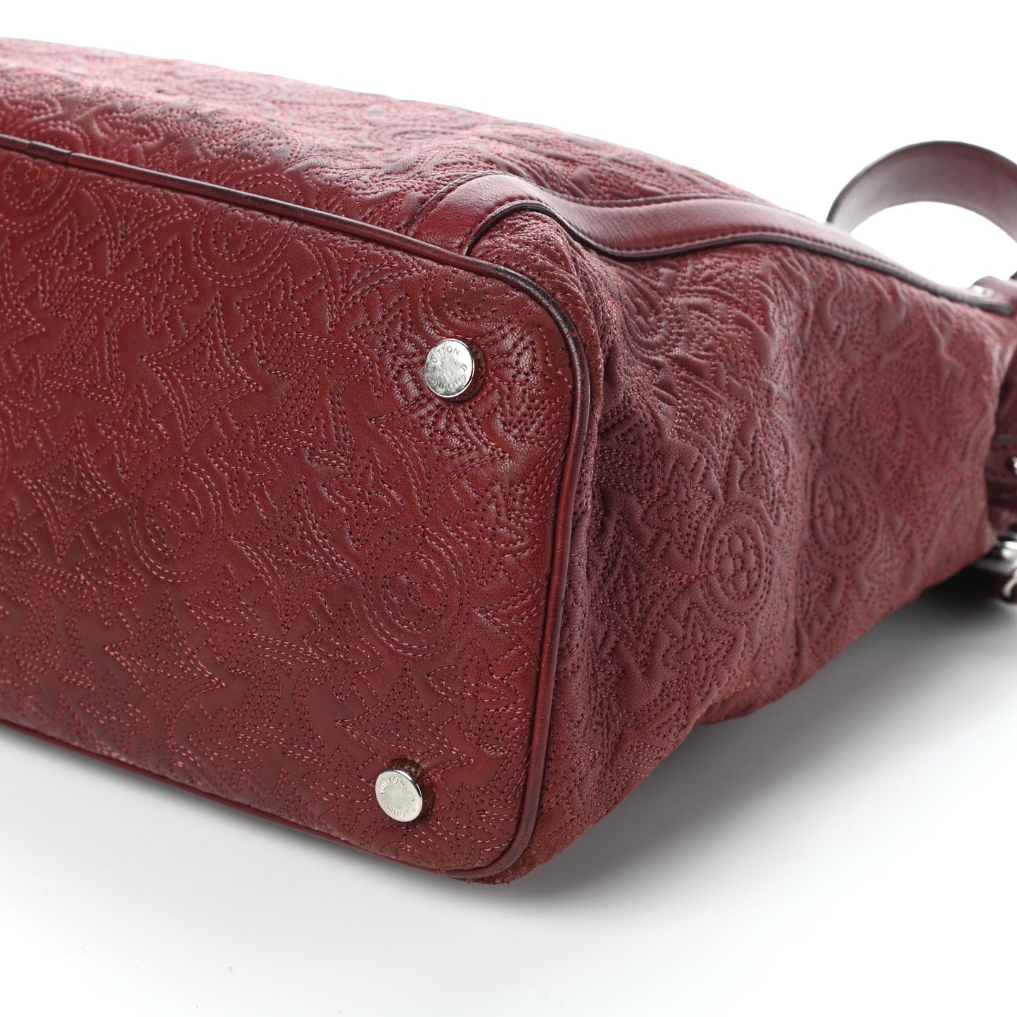 Monogram Lambskin Antheia Ixia MM Fuchsia
