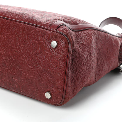 Louis Vuitton Monogram Lambskin Antheia Ixia MM Fuchsia 9 of 11