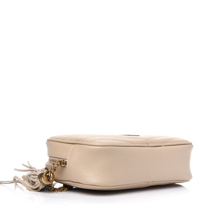Saint Laurent Grain De Poudre Matelasse Monogram Mini Lou Camera Bag New Powder 3 of 5