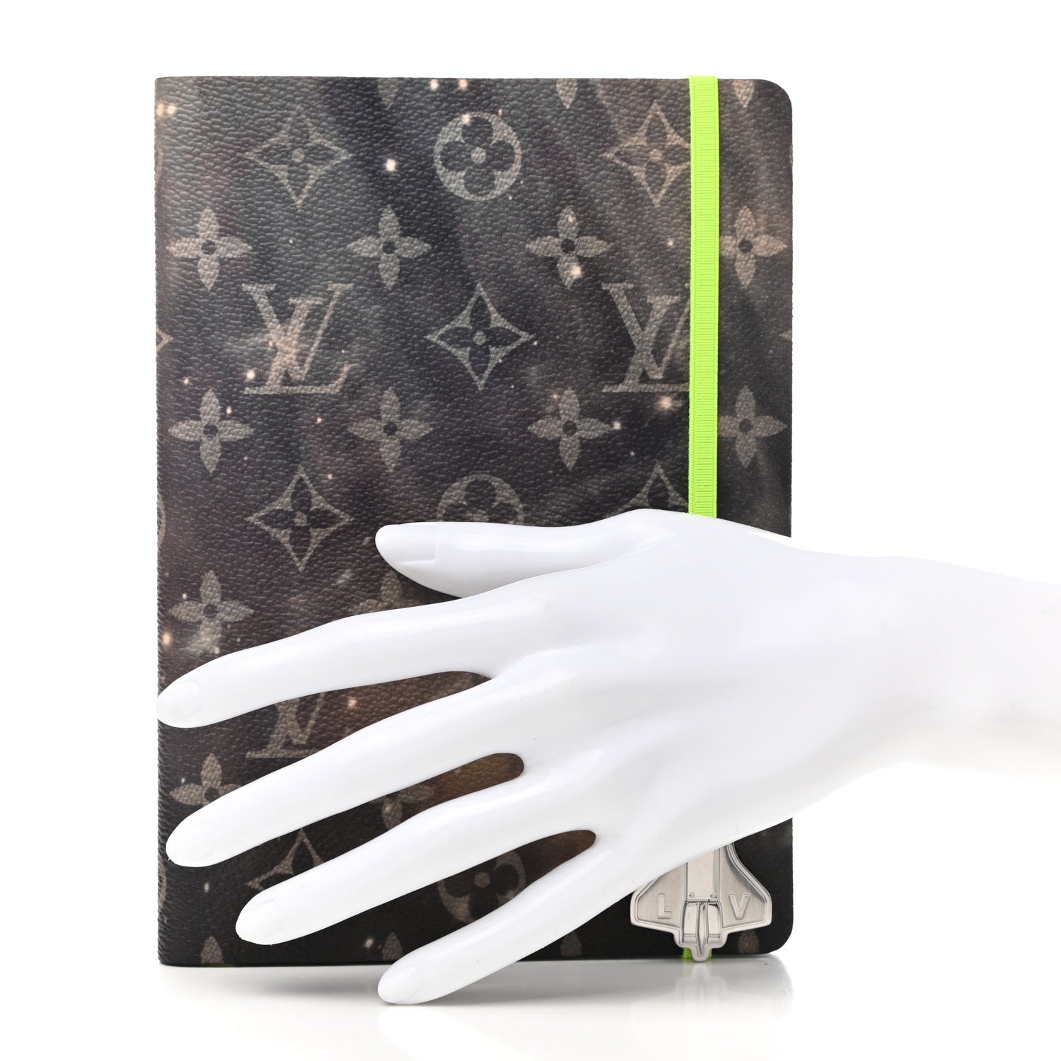 Louis Vuitton Monogram Galaxy Clemence Notebook MM 2 of 6