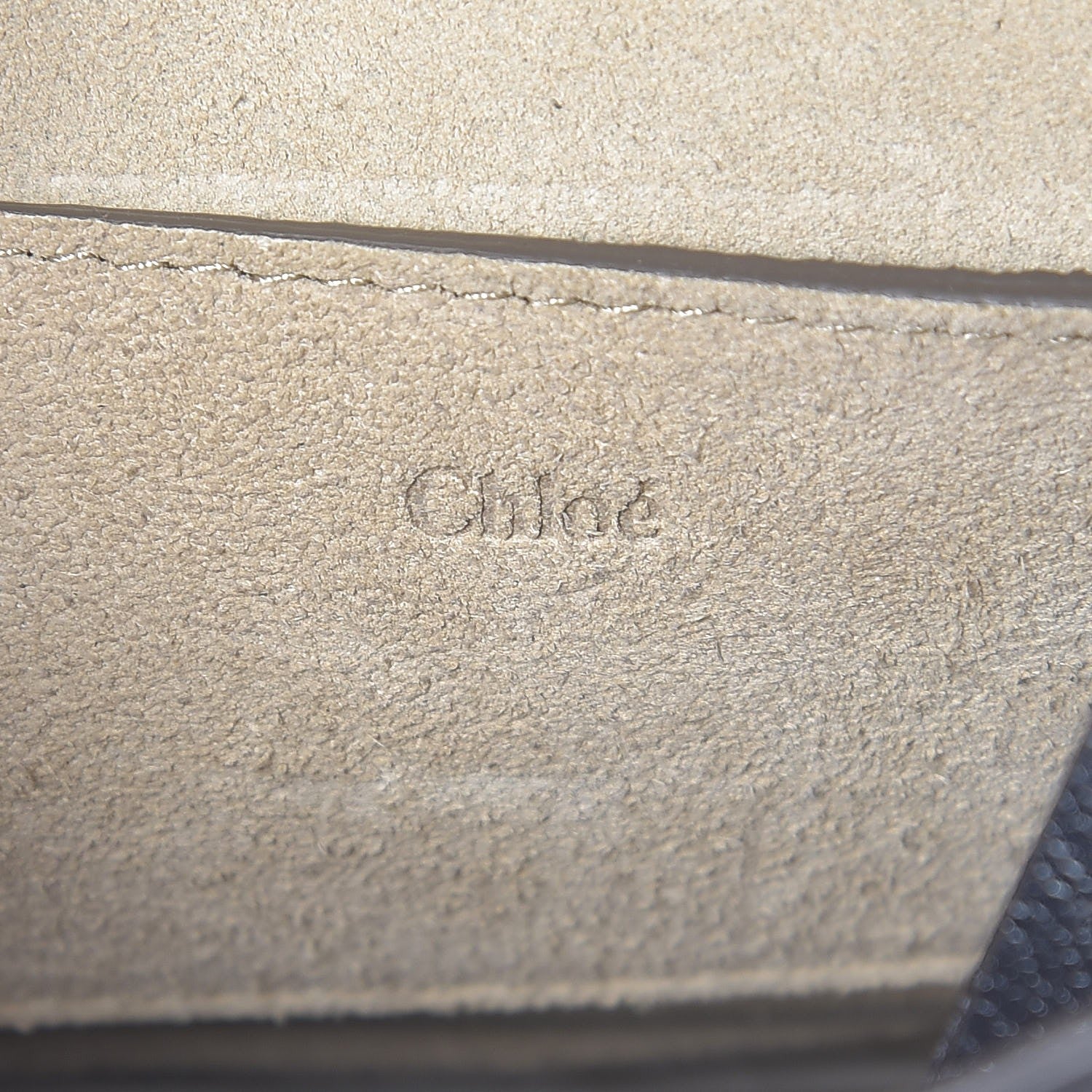 Chloe Calfskin Suede Mini Pixie Signature Belt Bag Full Blue 7 of 7