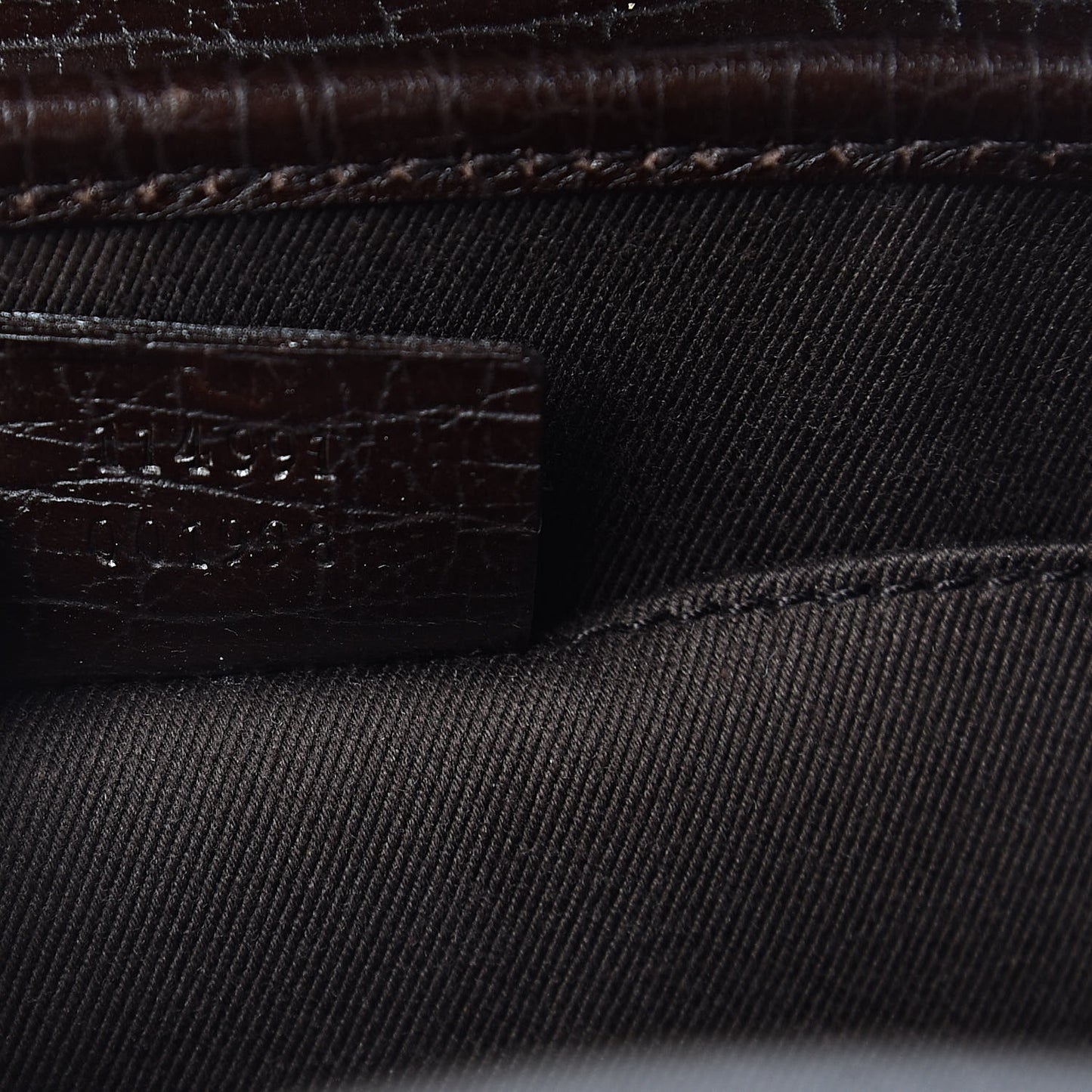 Monogram Small Bamboo Bullet Satchel Brown