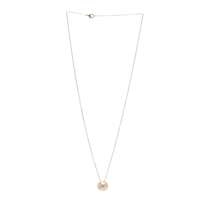 Cartier 18K Yellow Gold Diamond Mother of Pearl XS Amulette de Cartier Pendant Necklace 3 of 6