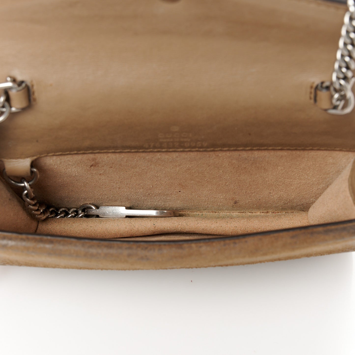 GG Supreme Monogram Super Mini Dionysus Shoulder Bag Taupe