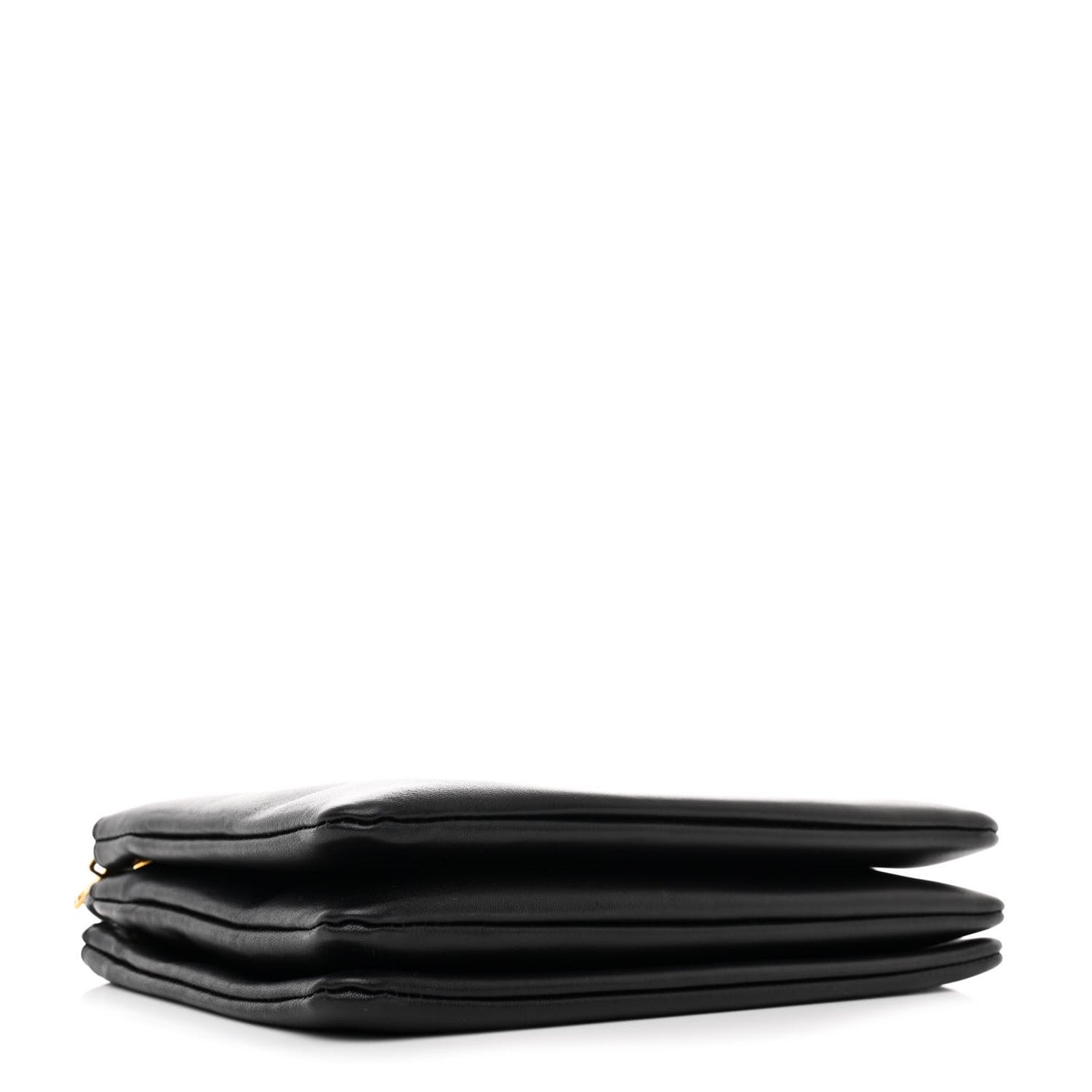Lambskin Large Trio Crossbody Bag Black