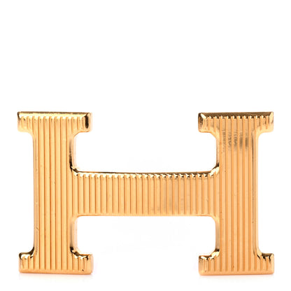 Hermes Strie 32mm H Belt Buckle Gold 1 of 3