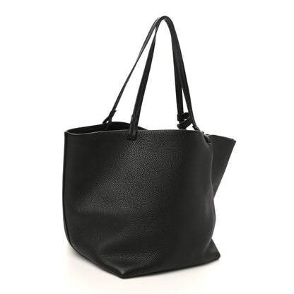 The Row Grained Calfskin Park Tote Three Black 4 of 10