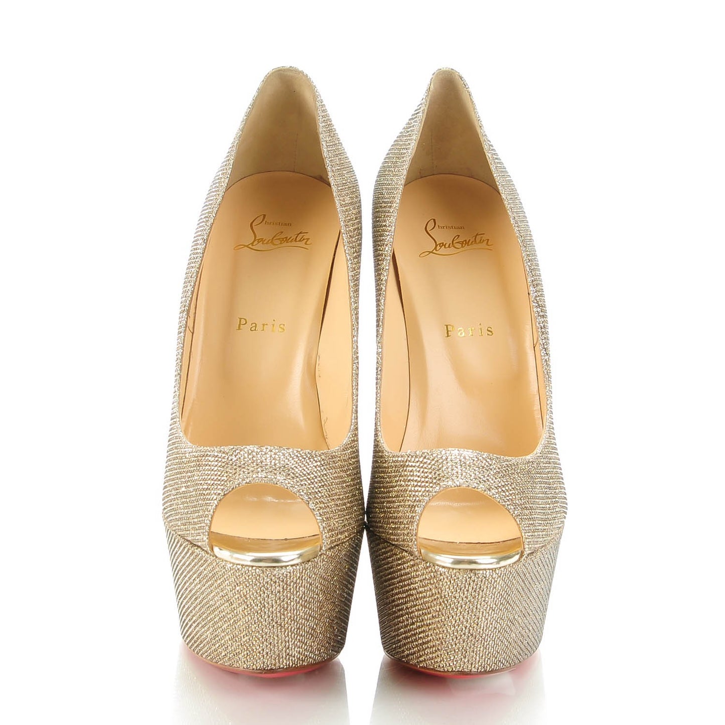 Glitter Fabric Altareva 160 Pumps 40 Gold