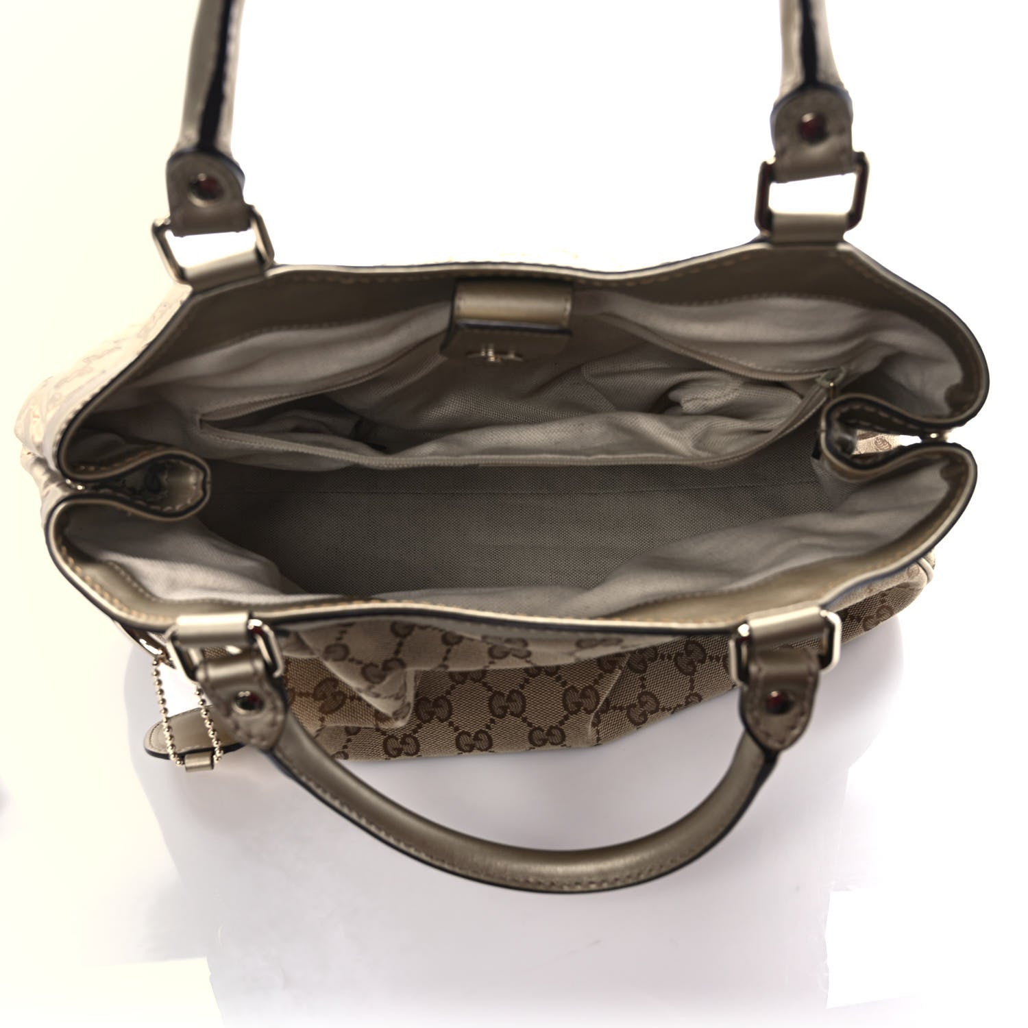 Gucci Monogram Medium Sukey Tote Champagne 5 of 9