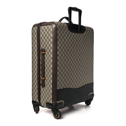 Gucci GG Supreme Monogram Web Medium Savoy Trolley Beige Ebony 2 of 14