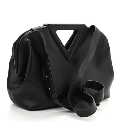 Bottega Veneta Calfskin Large The Point Triangle Bag Black 2 of 6