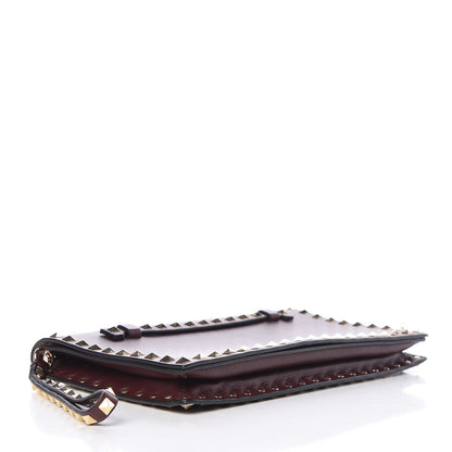 Valentino Garavani Nappa Rockstud Wristlet Clutch Rubin 5 of 10