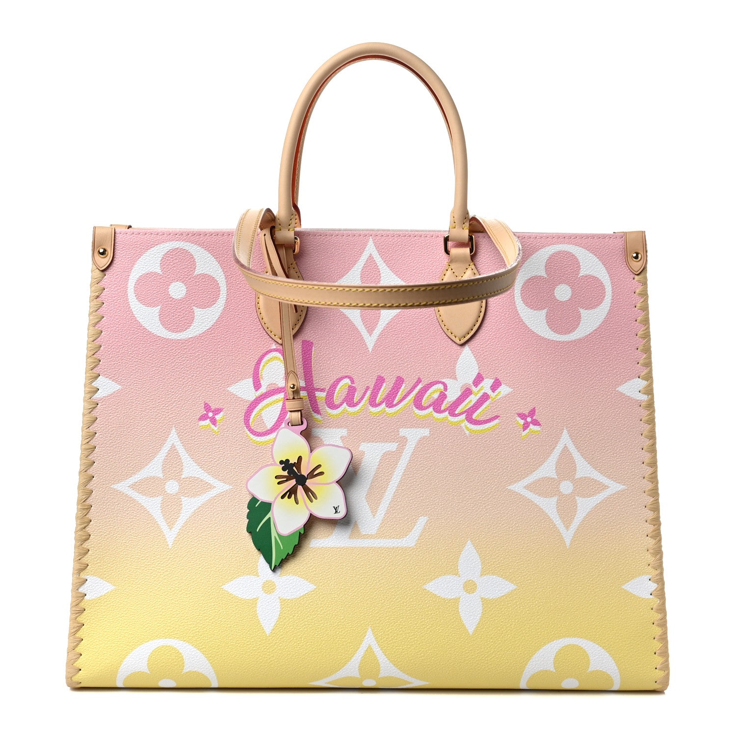 Louis Vuitton Monogram Giant By The Pool Hawaii Onthego GM Light Pink 1 of 7