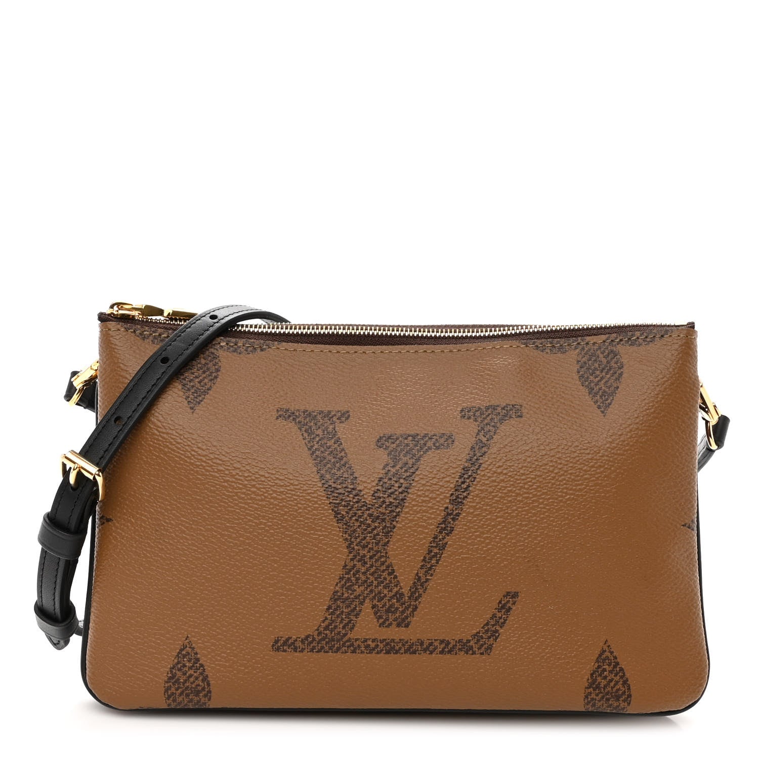 Louis Vuitton Reverse Monogram Giant Double Zip Pochette 1 of 10