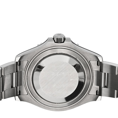 Rolex Stainless Steel Platinum 37mm Oyster Perpetual Date Yacht-Master Watch Slate 268622 4 of 5