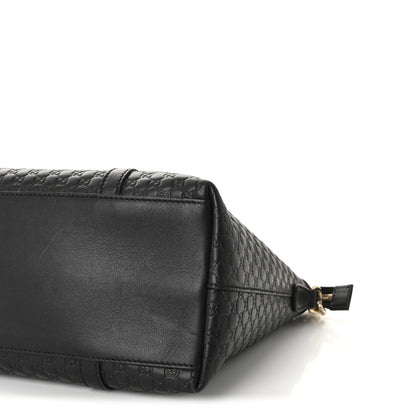 Gucci Soft Microguccissima Small Zippered Satchel Black 10 of 10