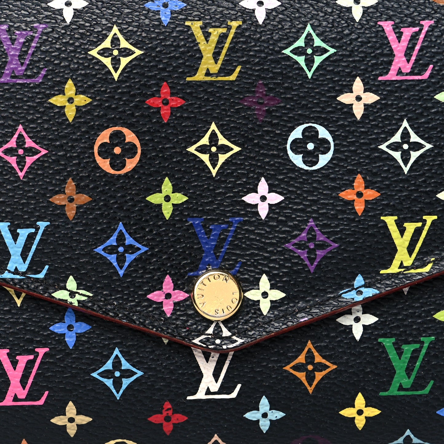 Monogram Multicolor Sarah Wallet NM Black Grenade