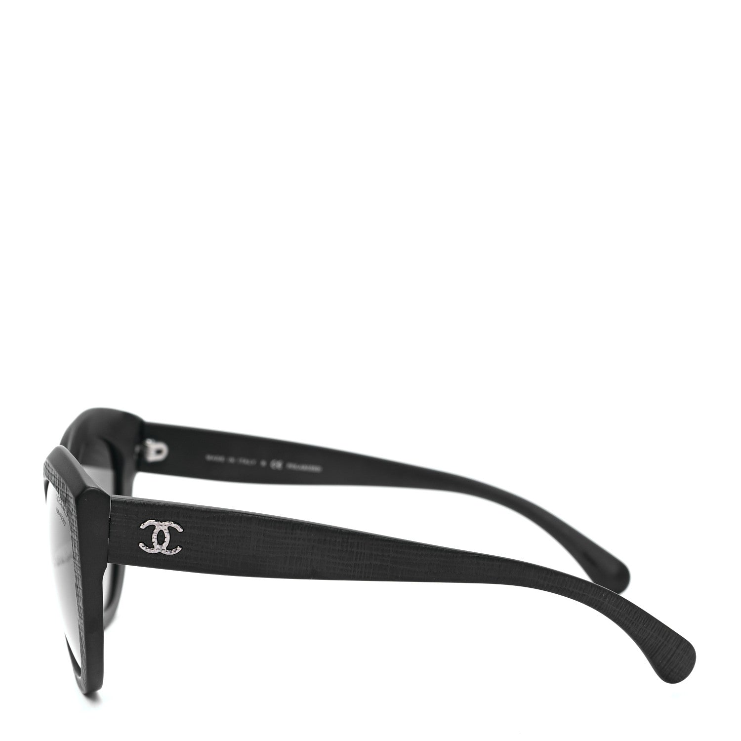 Chanel Acetate Polarized Butterfly Signature Sunglasses 5331 Black 5 of 14