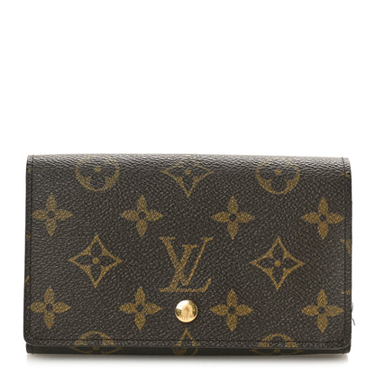 Louis Vuitton Monogram Porte-Monnaie Tresor Wallet 1 of 9