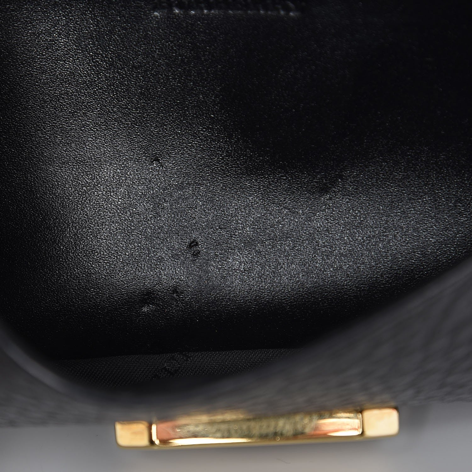 Burberry Signature Grain Small Madison Chain Clutch Black 6 of 7