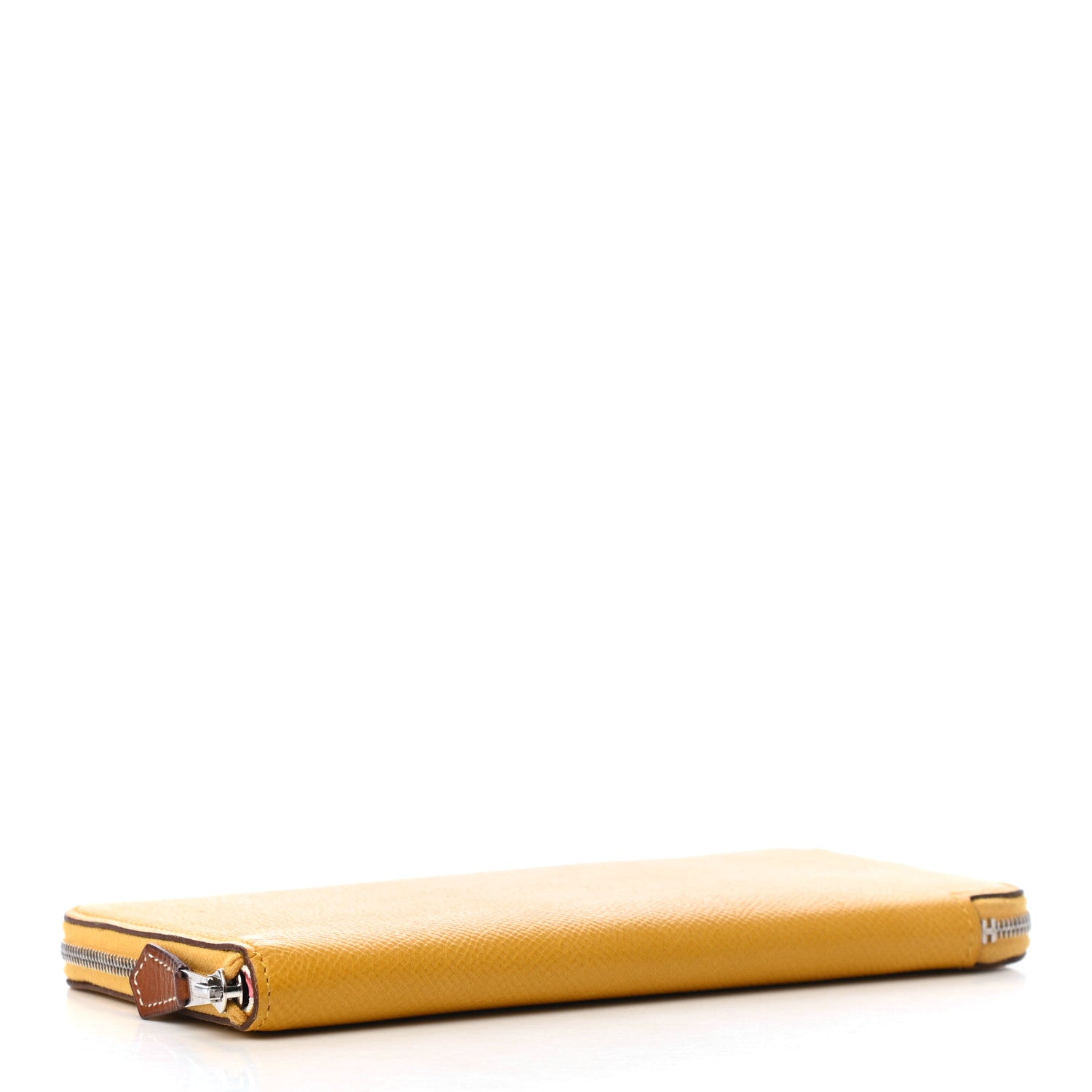 Hermes Epsom Silk'In Wallet Jaune Ambre 4 of 6