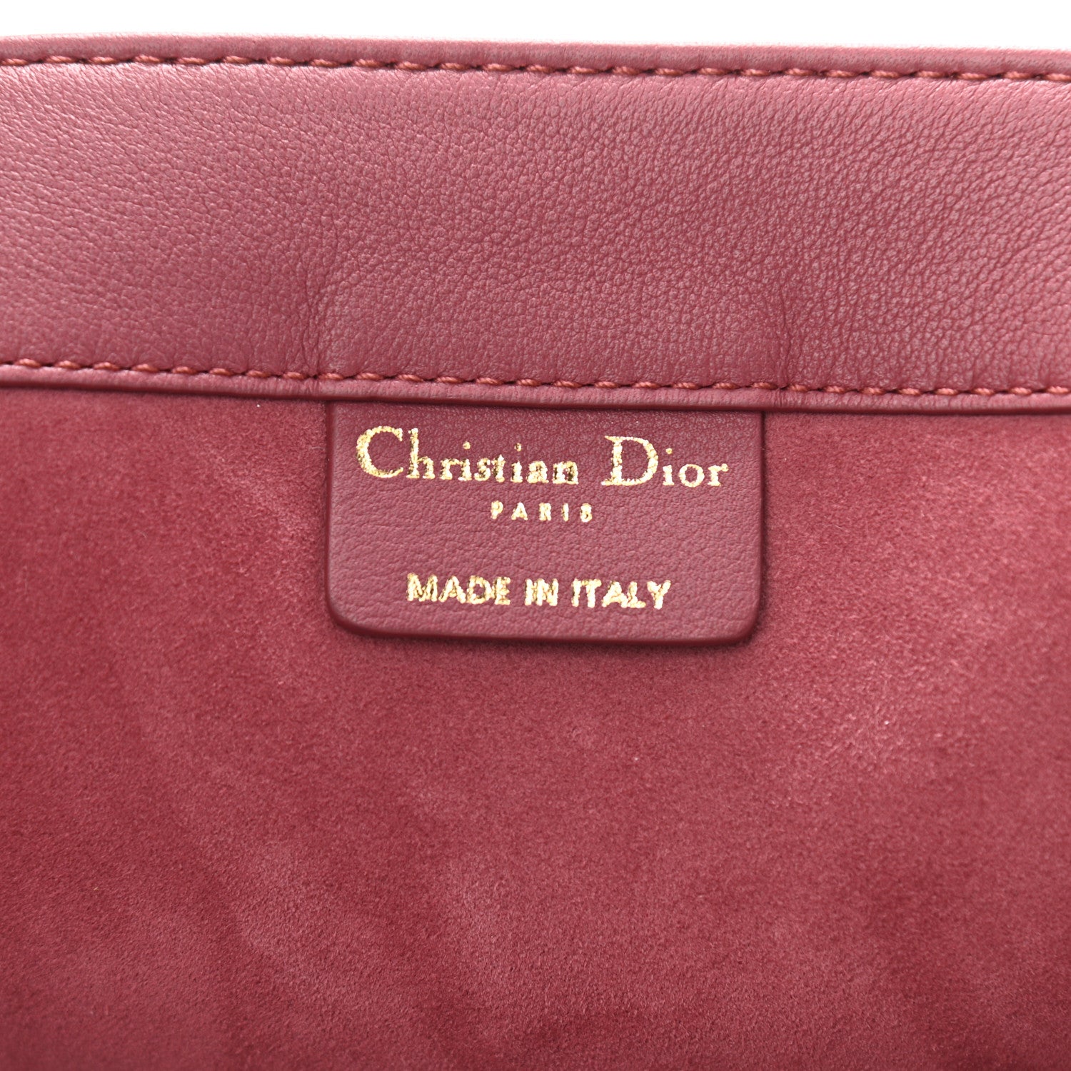 Christian Dior Calfskin Embossed Medium Book Tote Red 8 of 10