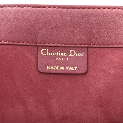 Christian Dior Calfskin Embossed Medium Book Tote Red 8 of 10