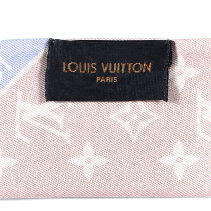 Louis Vuitton Silk Monogram LV And Me BB Bandeau Light Blue 3 of 3