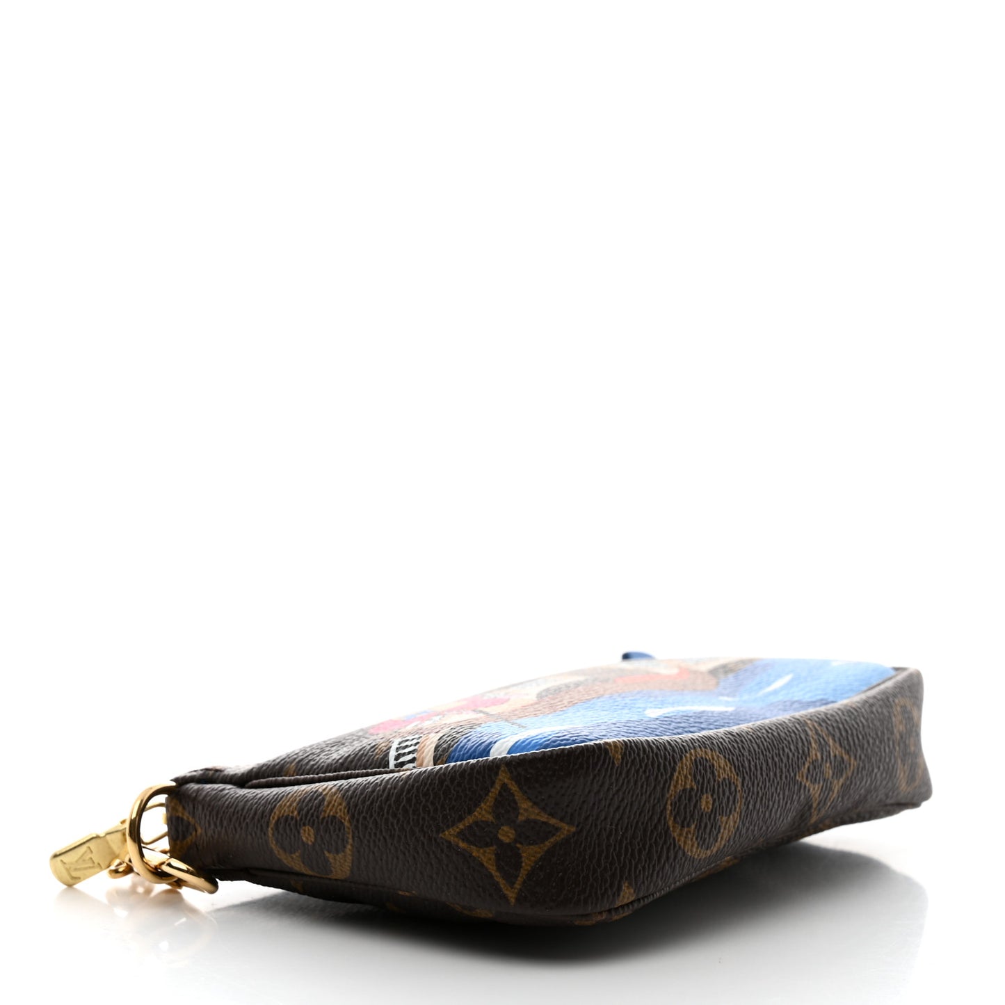 Monogram 2019 Christmas Animation Mini Venice Pochette Accessories Blue