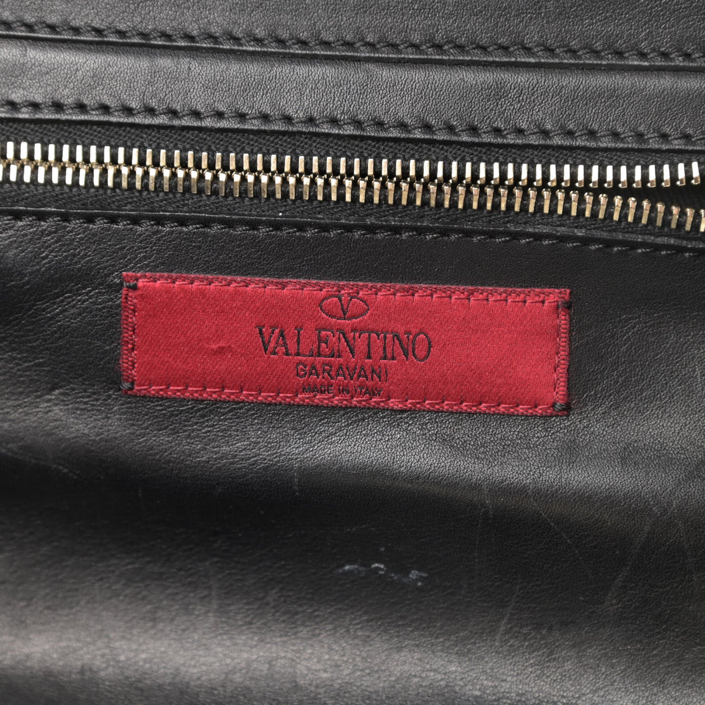 Vitello Small Rockstud Tote Black