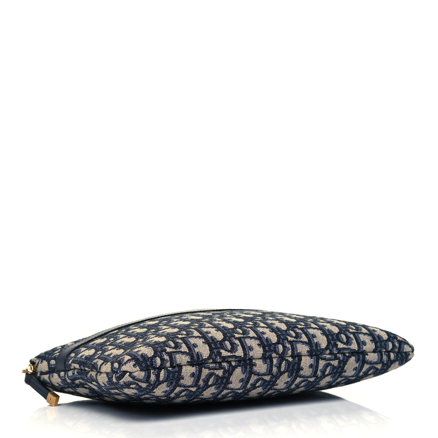 Oblique Pouch Clutch Blue