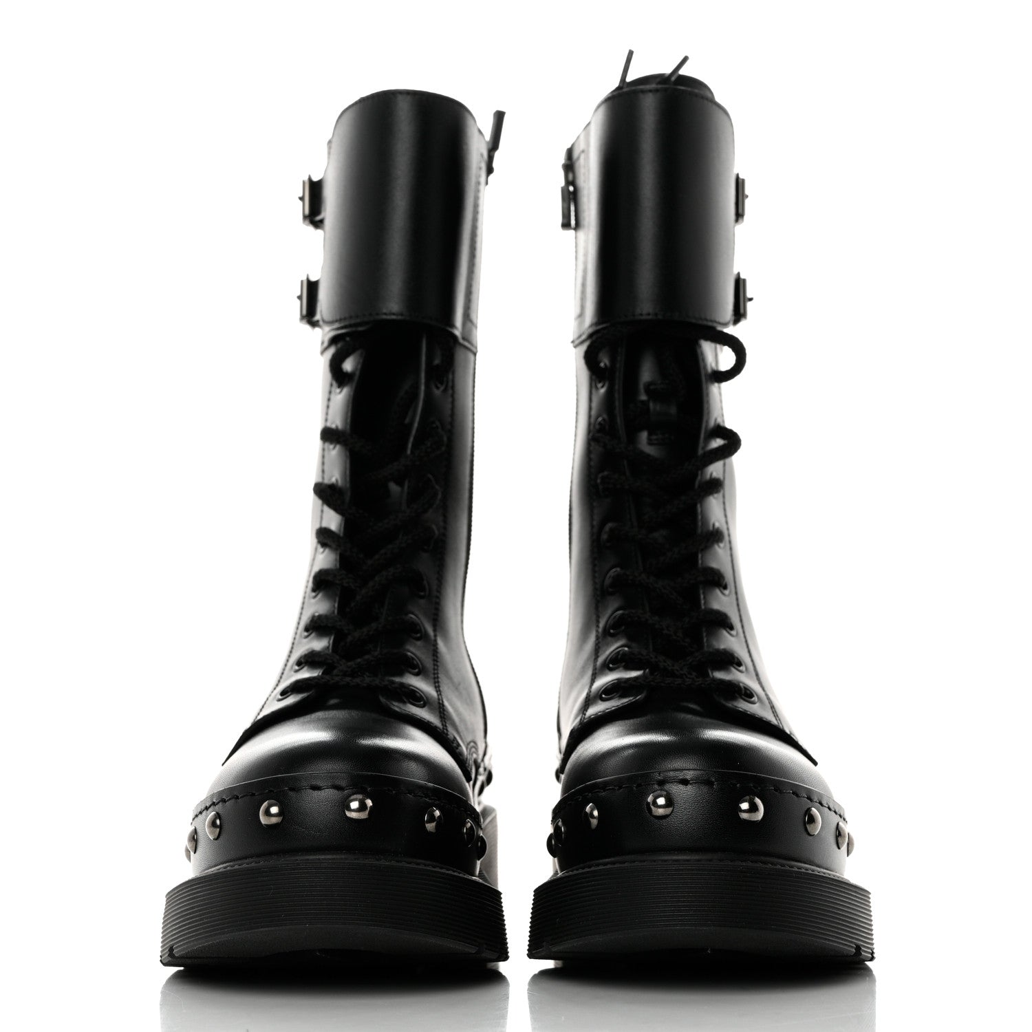 Christian Dior Calfskin Diorquake 25mm Combat Boots 36.5 Black 2 of 8