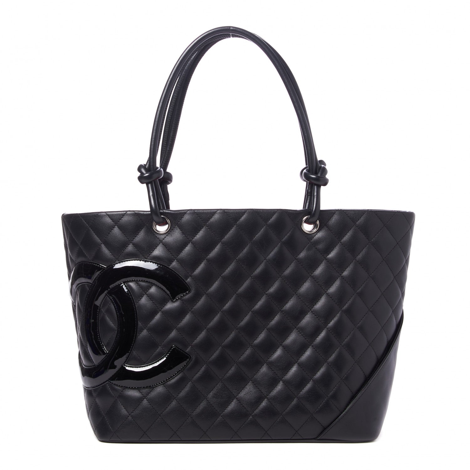 Chanel Calfskin Quilted Large Cambon Tote Black 1 of 8