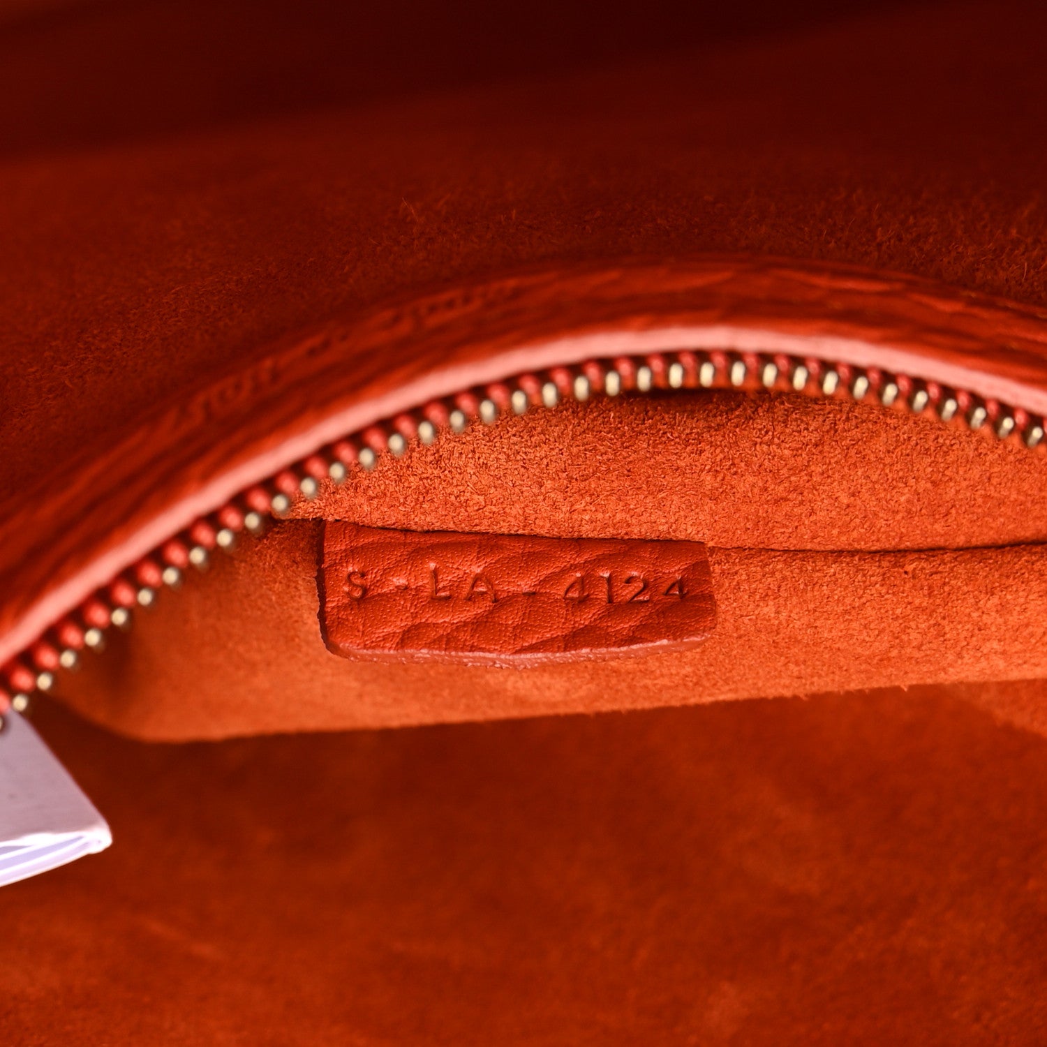 Celine Grained Calfskin Medium Phantom Luggage Burnt Orange 8 of 15