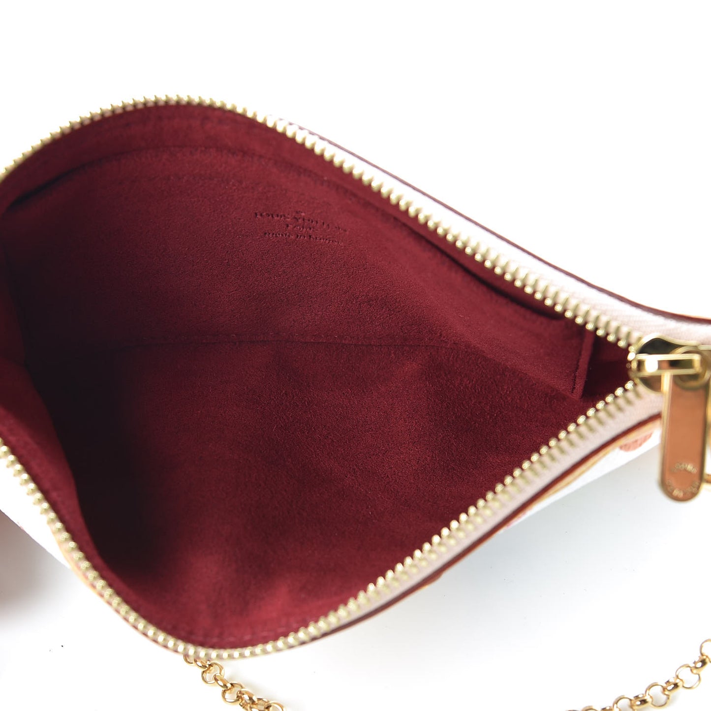 Monogram Multicolor Pochette Milla MM White