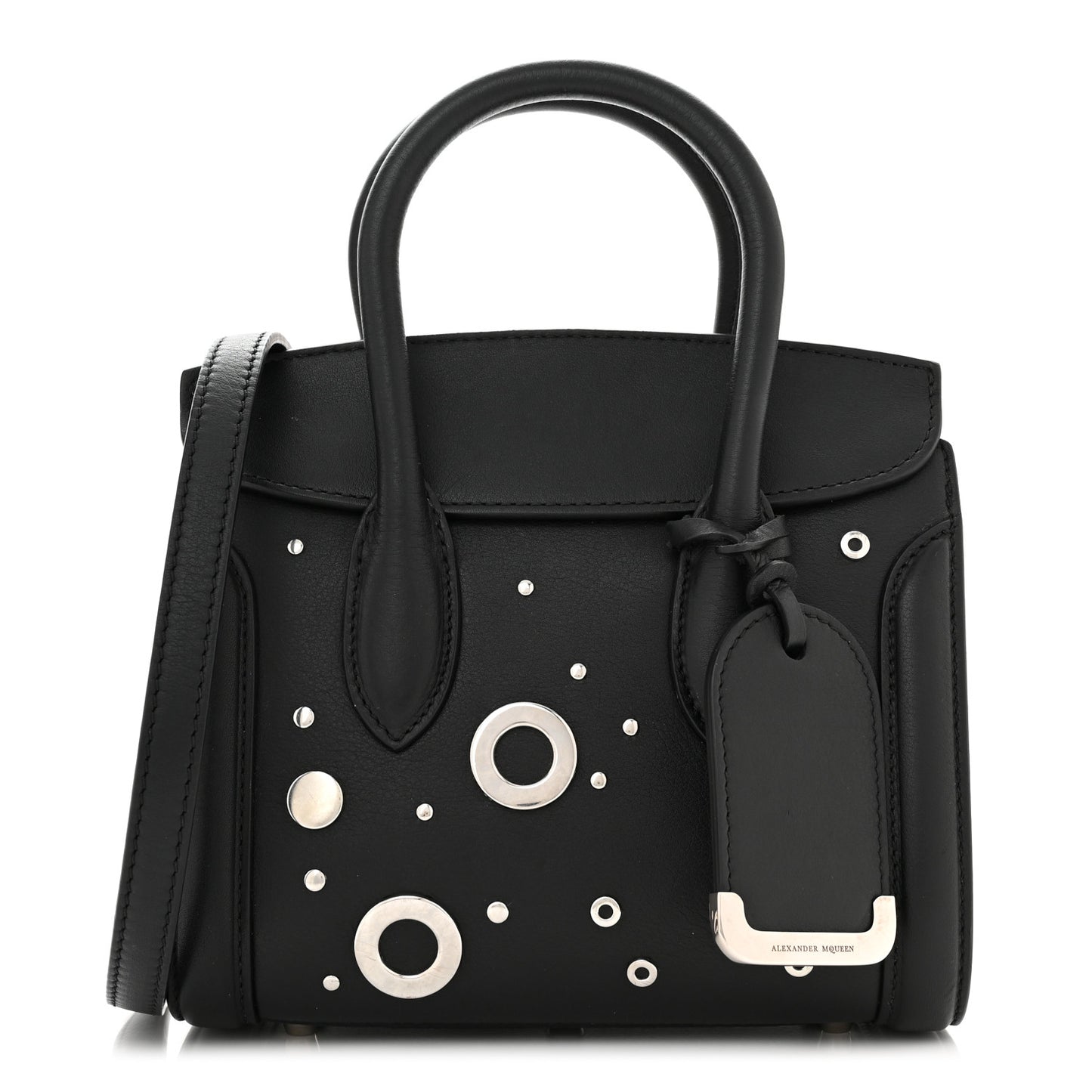 Calfskin Studded Mini Heroine 21 Black