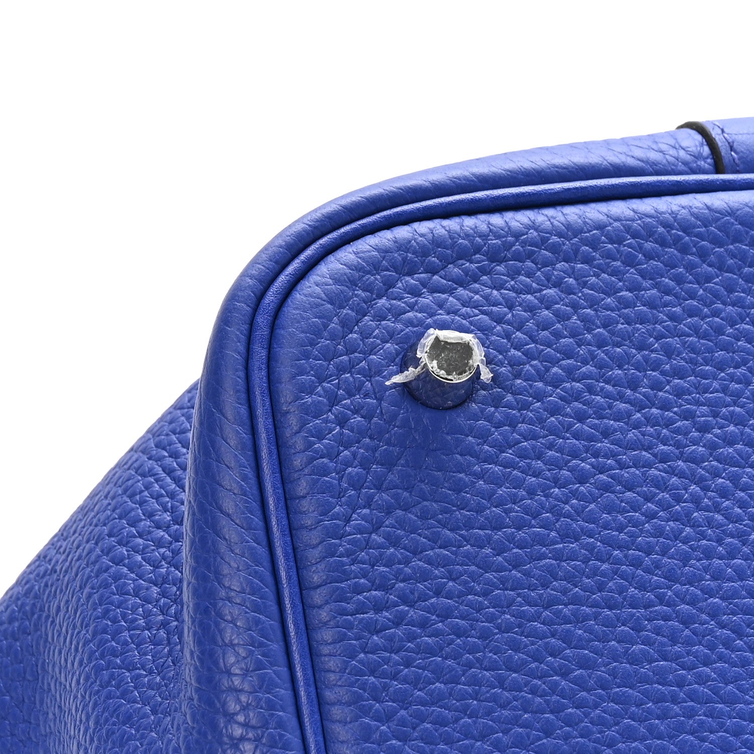 Hermes Taurillon Clemence Picotin Lock 18 PM Bleu Electrique 8 of 12