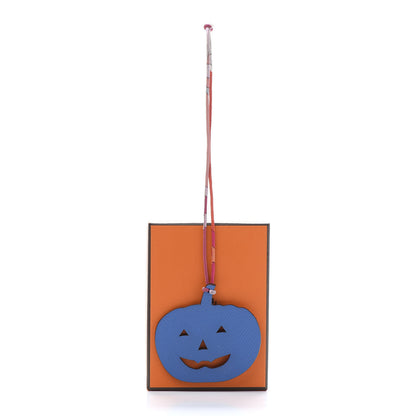 Hermes Epsom Togo Petit H Pumpkin Bag Charm 5 of 5