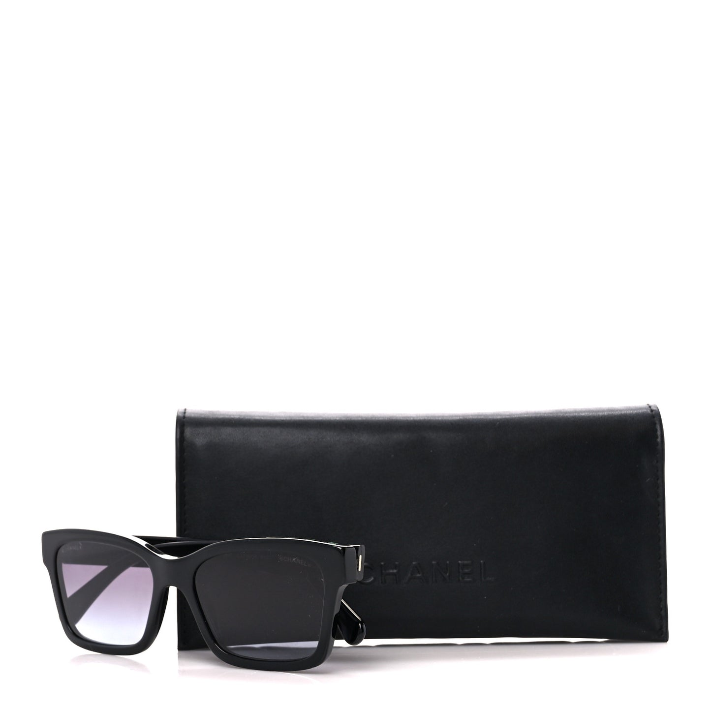 Acetate Square Sunglasses 5417 Black