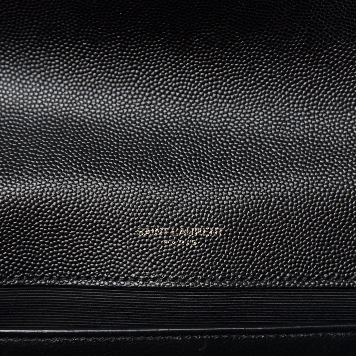 Grain De Poudre Textured Mixed Matelasse Triquilt Medium Monogram Satchel Black