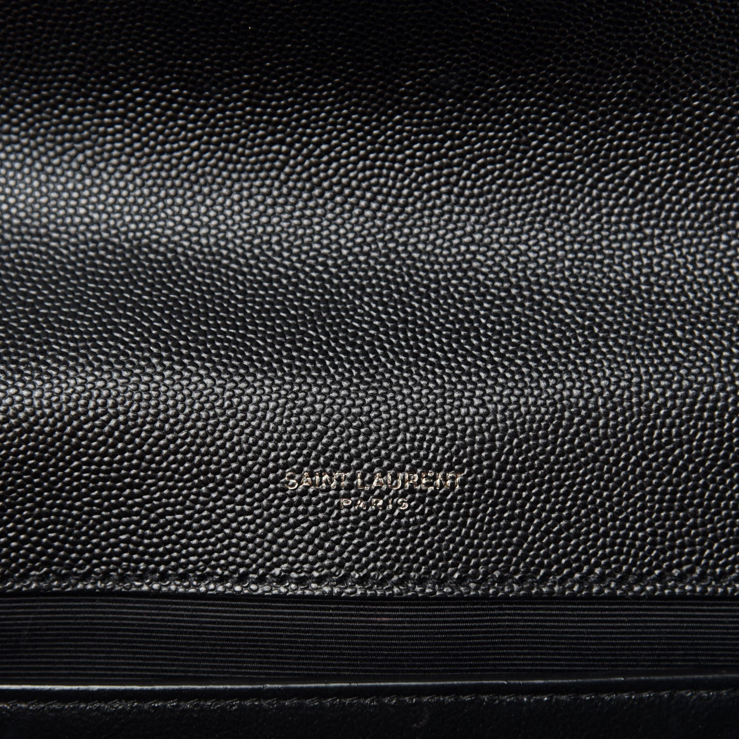 Saint Laurent Grain De Poudre Textured Mixed Matelasse Triquilt Medium Monogram Satchel Black 10 of 12