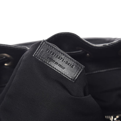 Saint Laurent Smooth Calfskin Roc Sack Backpack Black 7 of 17