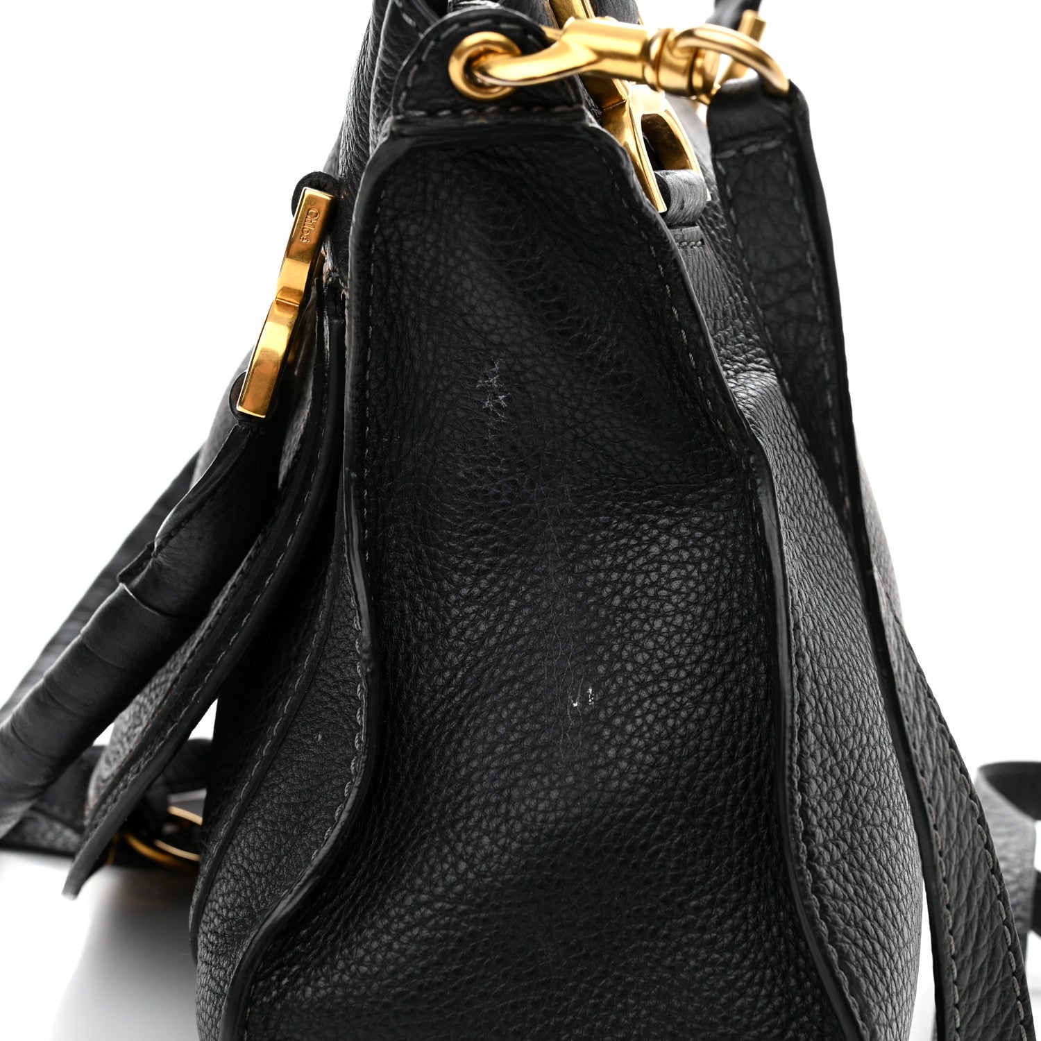 Chloe Calfskin Small Marcie Satchel Black 10 of 11
