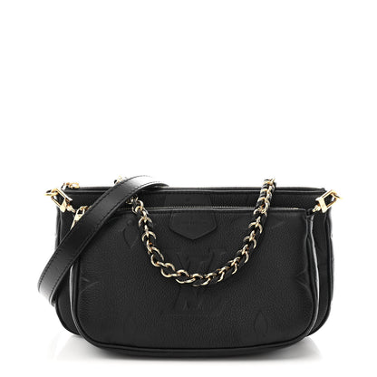 Louis Vuitton Empreinte Monogram Giant Multi Pochette Accessories Black 1 of 13